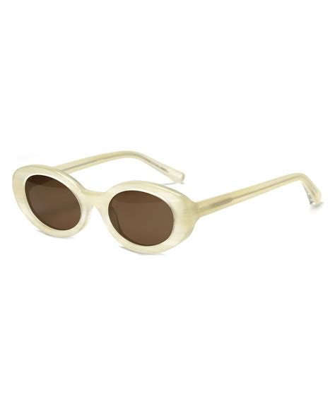 mckinley oval acetate sunglasses